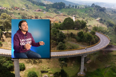 Video: el candidato a la Cámara por Caldas Santiago Osorio (coalición Pacto Histórico - Alianza Verde) dice que impulsará proyectos para "terminar" con la concesión Autopistas del Café. Quiere mantener su curul.