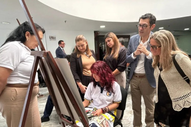 Representantes de la Unesco y del consulado de Italia participaron en acto educativo y cultural realizado en el Centro Administrativo Departamental del Quindío