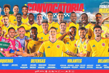 Conozca los convocados de Colombia para los amistosos ante Croacia y Francia: una novedad y tres ausencias 