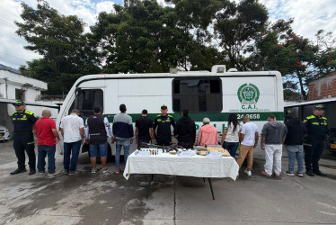 Fotos| Policía| LA PATRIA  Las capturas se materializaron en diferentes puntos del país, logrando dos en Medellín, una en zona rural de Supía (vereda Guamal) y nueve en el municipio de Riosucio.