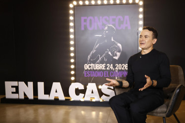 Fonseca se presentará en Bogotá con un show titulado 'Fonseca en la Casa', un concierto con el que celebrará más de dos décadas de trayectoria e iniciará una gira.