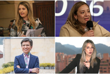 Cuatro mujeres participan en las consultas presidenciales de este 8 de marzo, que enfrentan a 16 aspirantes en total. Ellas son Paloma Valencia (Gran Consulta por Colombia), Martha Viviana Bernal (Consulta Frente por la Vida), Claudia López (Consulta de las Soluciones) y Vicky Dávila (Gran Consulta por Colombia).
