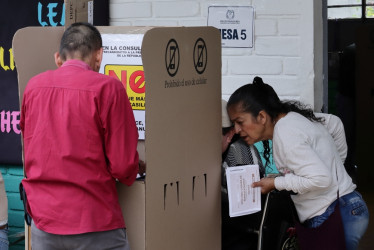 Los habitantes de Salamina cumplieron con la democracia y salieron en buen número a votar.