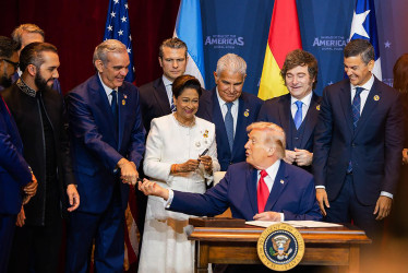 Trump anuncia una nueva "coalición militar" en Latinoamérica contra los carteles