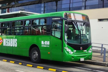 La ruta 3 de Megabús no funcionará entre 5:00 p.m., y 9:30 p.m., mientras que la ruta 2 solo funcionará por la carrera 10 sentido Cuba - Dosquebradas.