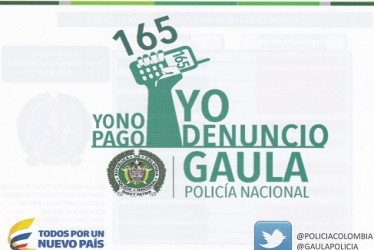 Foto| Gaula|LA PATRIA  No pague las extorsiones, dé a conocer los hechos a las autoridades y llame a la línea 165 del Gaula donde lo orientaran sobre lo que debe hacer. 