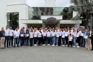Gestores de convivencia culminaron su formación en el Quindío y apoyarán labores de prevención y resolución pacífica de conflictos en las comunidades.