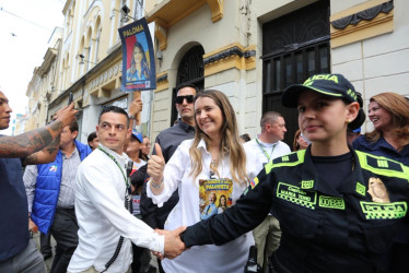 La candidata presidencial por el Centro Democrático destacó los puntos más relevantes por trabajar en Caldas. Entre ellos: la seguridad y la salud. 