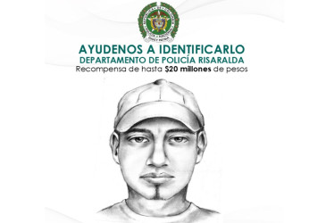 La Policía Nacional ofrece recompensa para capturar al sujeto.