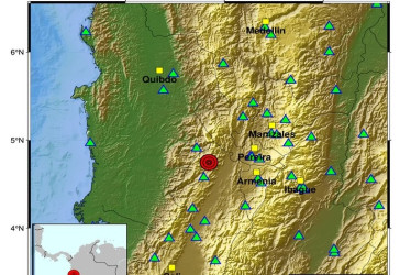 Temblor se sintió en el Eje Caftero: sismo de 4.7 con epicentro en el Valle del Cauca