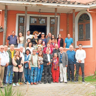 Foto | Argemiro Idárraga | LA PATRIA Los integrantes de la Sociedad de Mejoras Públicas se reunieron en la Fundación Rafael Pombo con motivo de la despedida de fin de año.