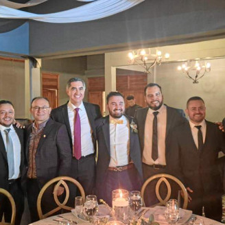 Diputado Carlos Arango, Sebastián Aguilar, Wilson Pérez, diputado Jahir Álvarez, representante a la Cámara Wilder Escobar, Simón López Noreña, Carlos Andrés Vivas, Ubeimar Pinilla, concejal Luis Alberto Patiño y Andrés Felipe Morales.