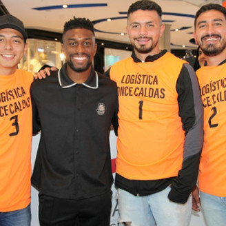 Diego Flórez, Juan David Cuesta, Giancarlo Parra y Sergio Tangarife.