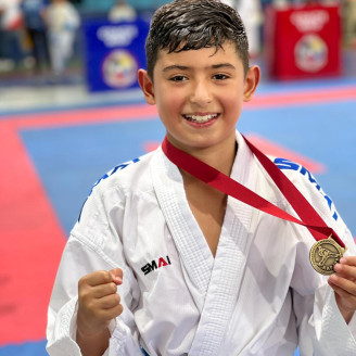 Foto | LA PATRIA El karateka manizaleño Martín Alzate