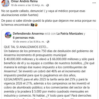 Alcalde, de agarrón en redes