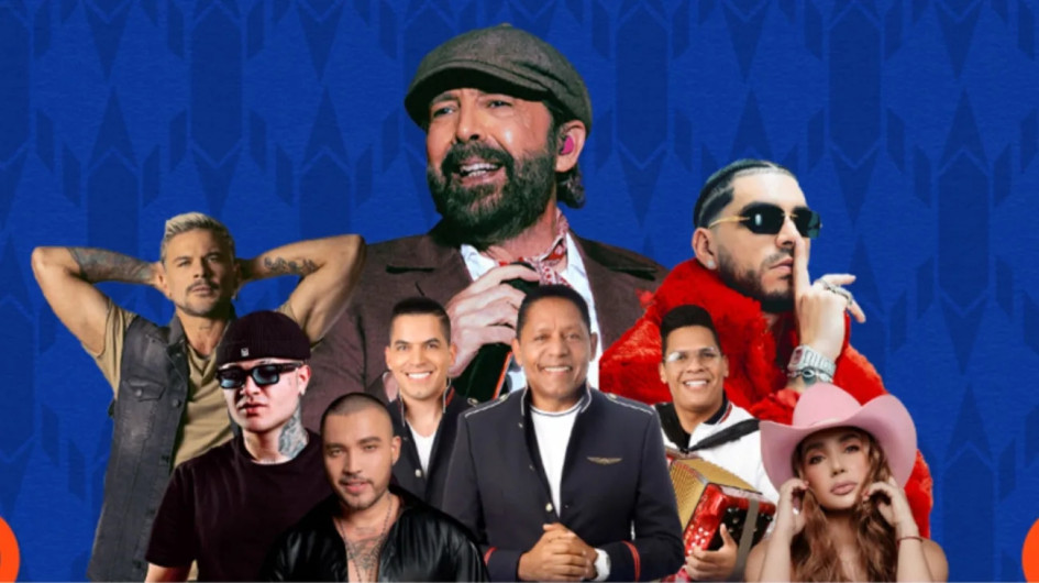 Juan Luis Guerra, Ryan Castro, Jessi Uribe, Paola Jara, Pedro Capó, el Binomio de Oro y Kapo, los artistas que estarán en el Superconcierto de la Feria de Manizales.