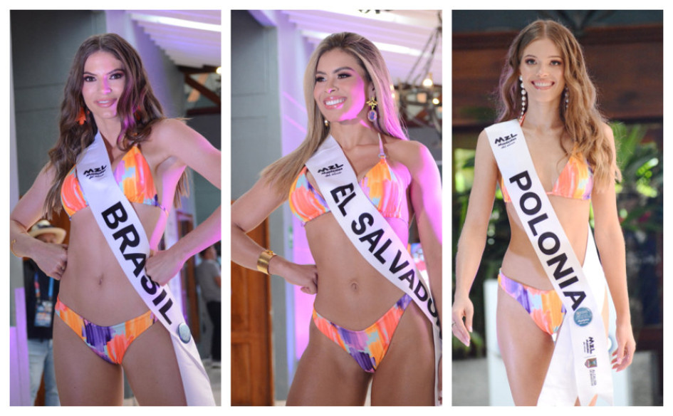 Brasil, El Salvador y Portugal suman puntos tras su salida en traje de baño en el Reinado Internacional del Café.