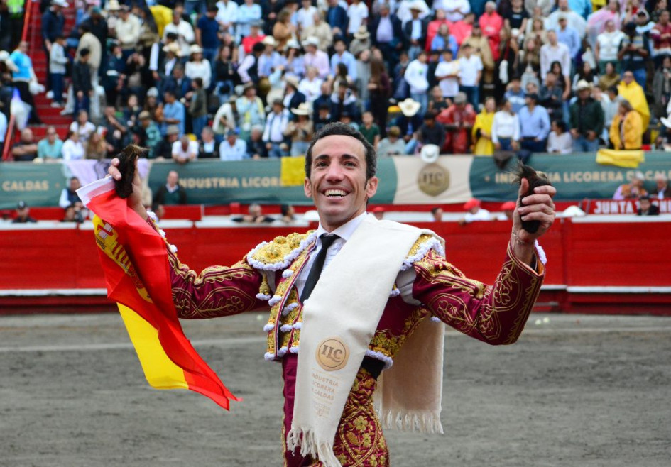 David de Miranda, gran triunfador de la Temporada Taurina de Manizales. 