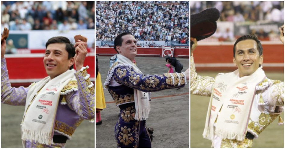 Manuel Libardo, David Galván y Juan Hernández.