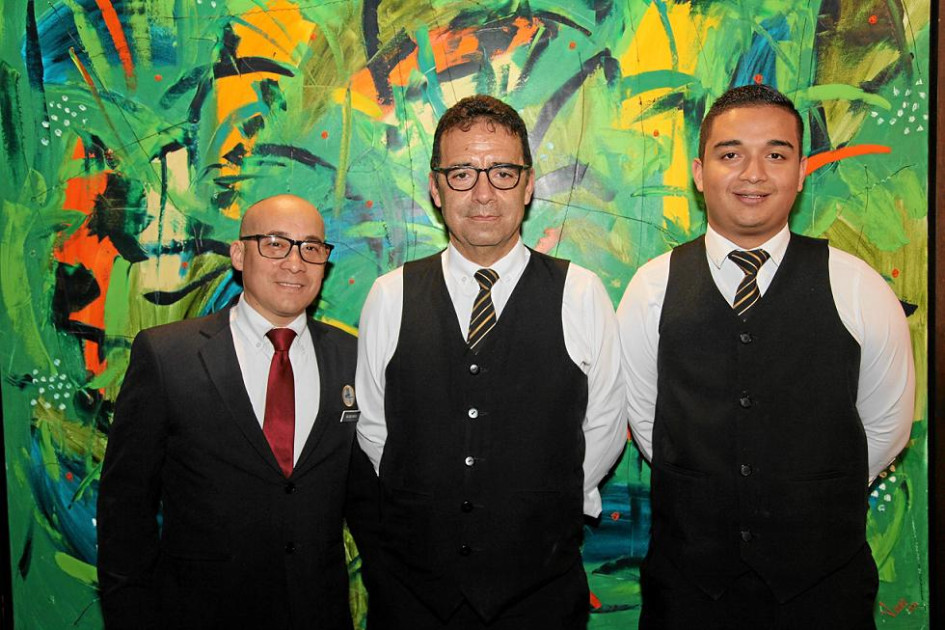 Foto | Argemiro Idárraga | LA PATRIA Wilson Dávila Echavarría, Rafael Antonio y Andrés Felipe Gómez.