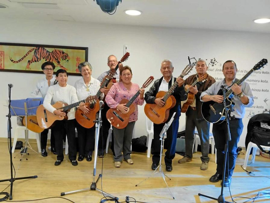 Ninfa Muñoz, María Elena Calderón, Margarita Ramírez, Hely Duque, Ligia Fonseca, Juan de Jesús Mayorga, Hernando Quintero y Fernando Cano.
