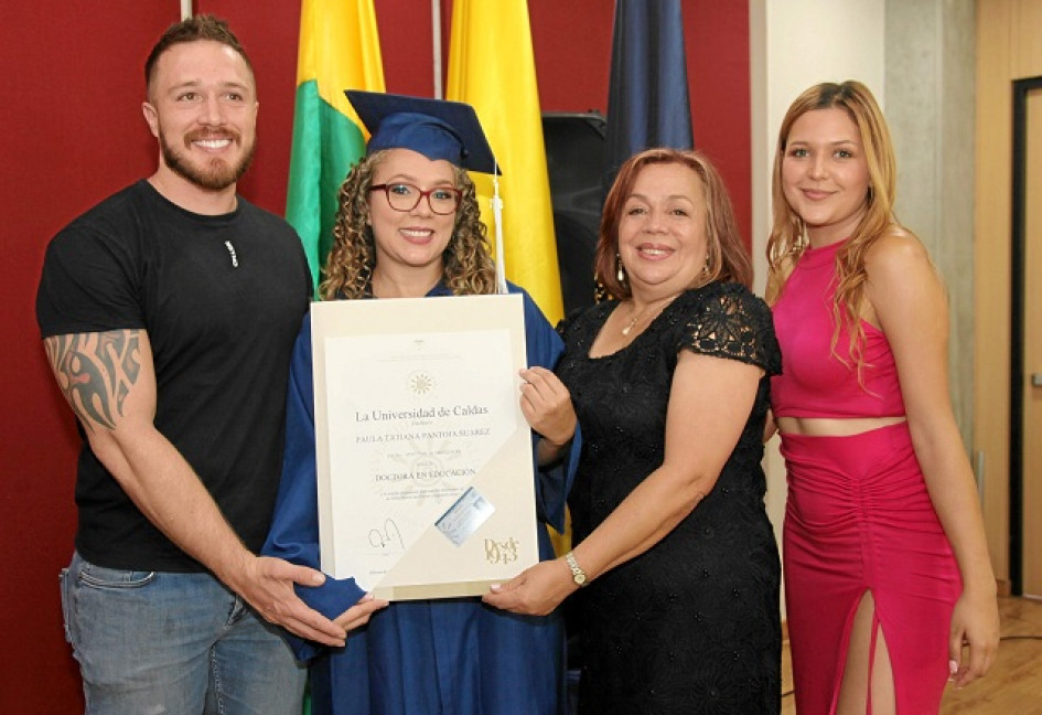 Fotos | Agemiro Idárraga | LA PATRIA Daniel Pantoja Suárez, Paula Tatiana Pantoja, Patricia Suárez y Laura Victoria Suárez.