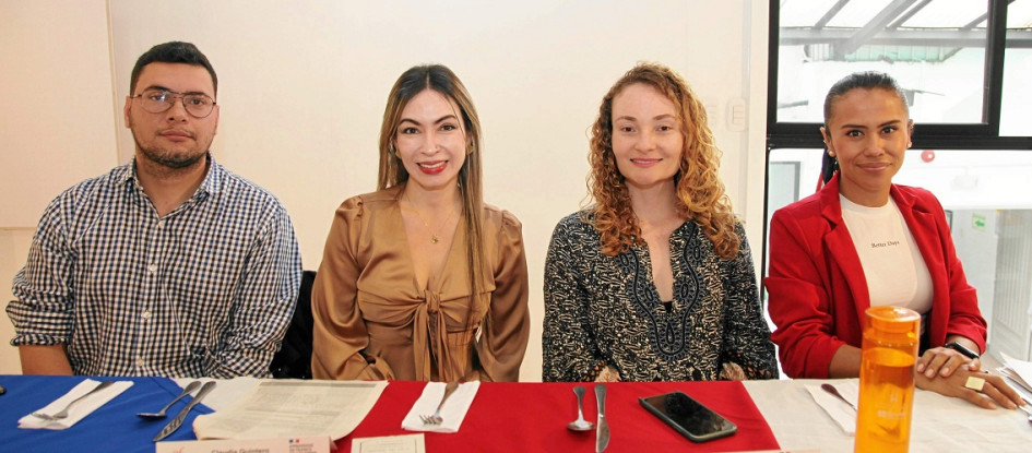 Álvaro Javier Rubio Gómez, Claudia Liliana Quintero, Valeria González Duque y Ximena Sánchez Hernández.