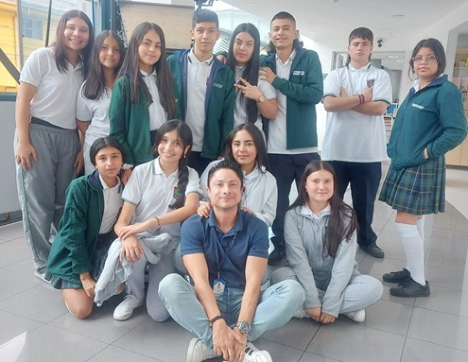 Foto | Juan Luis Taborda | LA PATRIA Estudiantes de la Institución Educativa Bosques del Norte, de Manizales