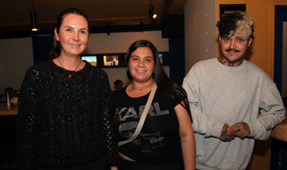 Blanca Velásquez, Pamela Torres y Manuel Duque.