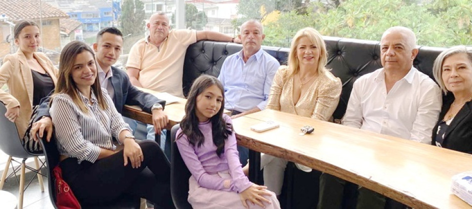 María Antonia Sepúlveda, Juan Martín Fonseca, María Camila Fonseca, Helen Franco, Alberto Fonseca, Germán Fonseca, Consuelo Aranzazu, Jairo Aranzazu y María del Socorro Rendón.