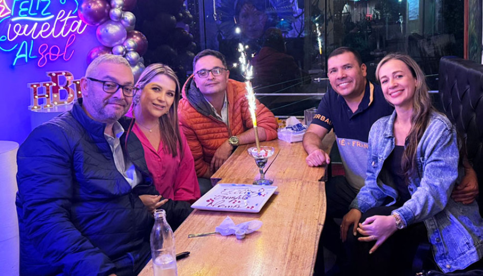 Foto | Cortesía | LA PATRIA Luis Guillermo Quintero, Laura Visbal, Gustavo Adolfo Salgado, Mauricio Llano y Marta Elena Cruz.