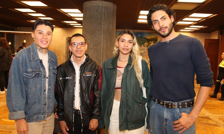 Vanesa Franco, Brayan Franco, Yulieth Muñoz y Jairo Pardo.