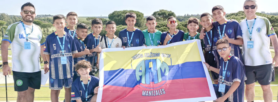 Equipo United Atlético Rozo Manizales categoría 2011 - 2012 viajó a España en representación de Colombia a participar en la Gañafote Cup 2025, del 11 al 13 de abril. Torneo internacional de fútbol que se realiza en Huelva (España).