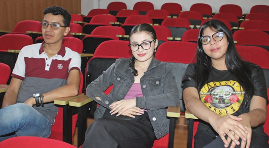Fotos | Cortesía U. de Caldas | LA PATRIA Nicolás Ospina, Sofía Aristizábal y Camila Gutiérrez.