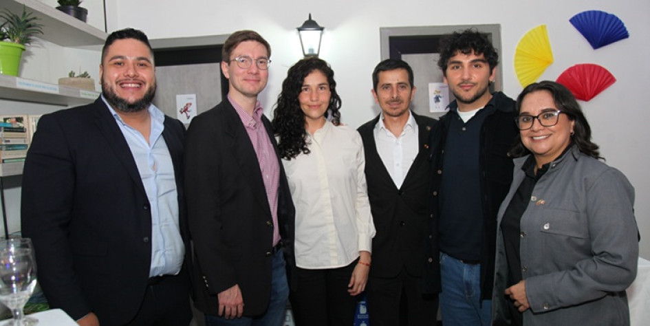 Juan Tamayo, Remi Smagghe, Sofía Lara, Jorge Cortés, Daniel Valencia y Laura Echeverry.