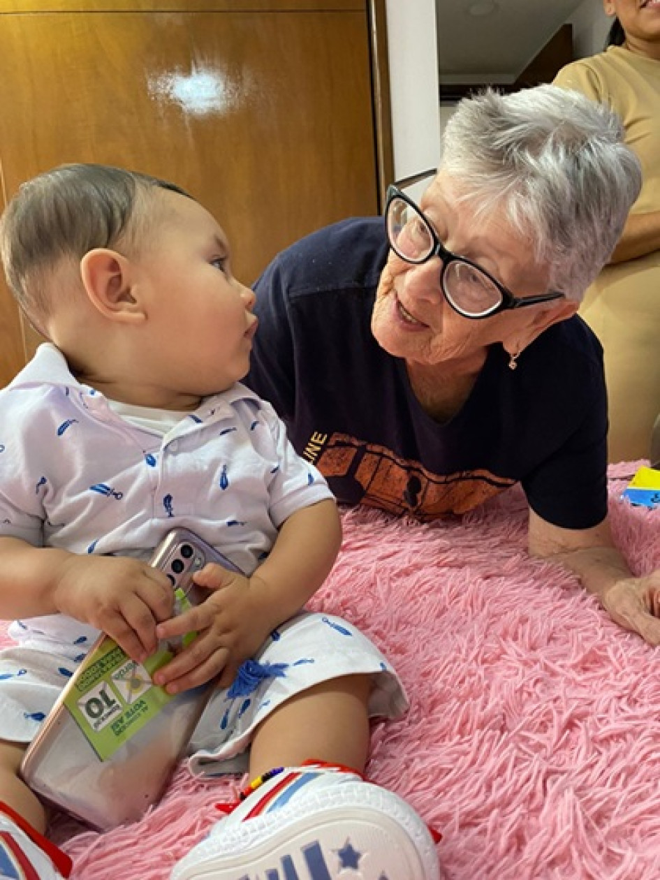 Foto | Lector | LA PATRIA María Belisa Orozco Castaño en compañía de su nieto Jacob.