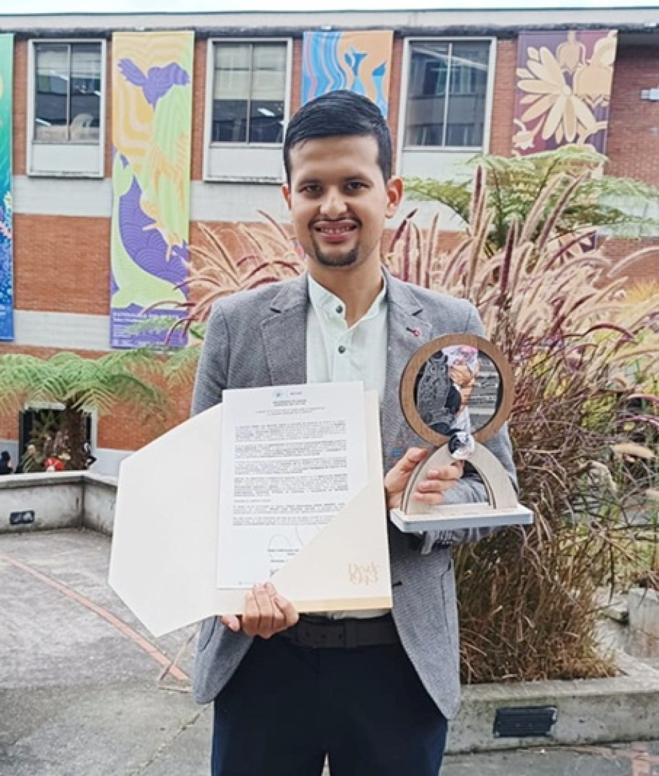 Pedro Luis Sánchez Galvis, egresado destacado de la Universidad de Caldas.