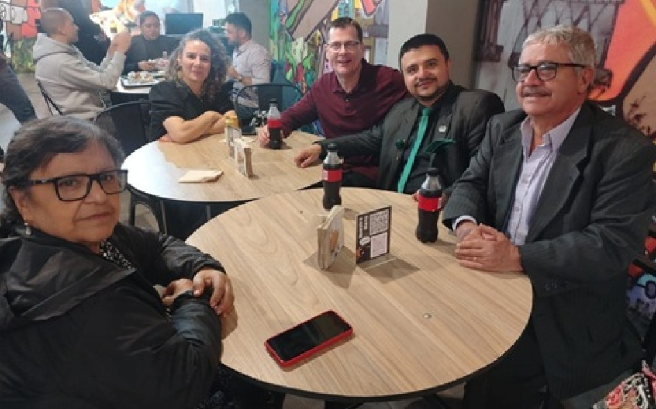 Foto | Rubén Darío López | LA PATRIA Martha Cecilia Toro, Paula Londoño, Thomás Verrier, Rubmarth Gabriel López y Rubén Darío López.