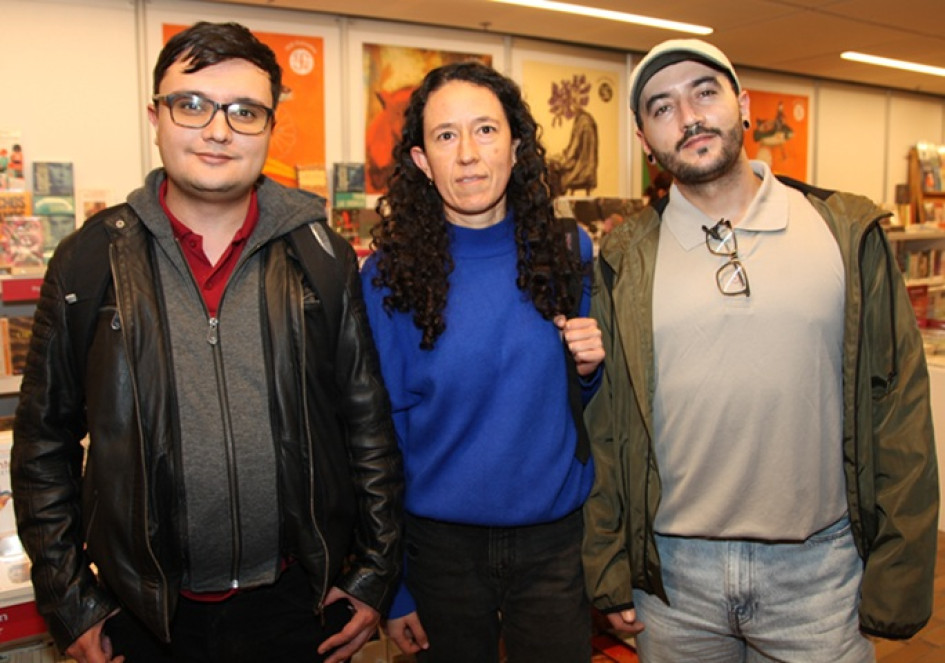 Edwin Alexánder García, Diana Patricia Cárdenas y José David Salgado.