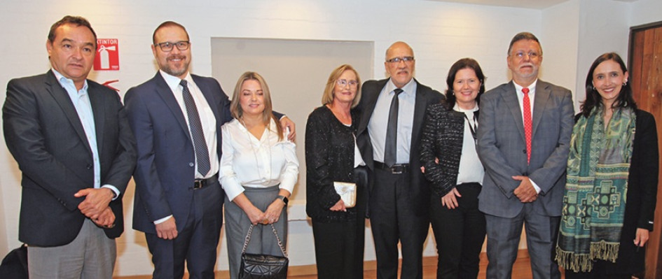 Fotos | Argemiro Idárraga | LA PATRIA Marcelo Salazar, Santiago Jaramillo, Ana María Duque, Olga Lucía Cardona, Óscar Jaramillo Robledo, Carmen Dussán, Hernando Duque y Mónica Londoño.