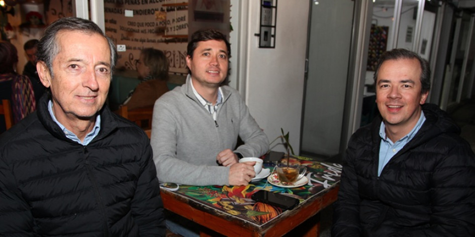 Abrahan Montoya, Lucas Rincón y Felipe Zuluaga.