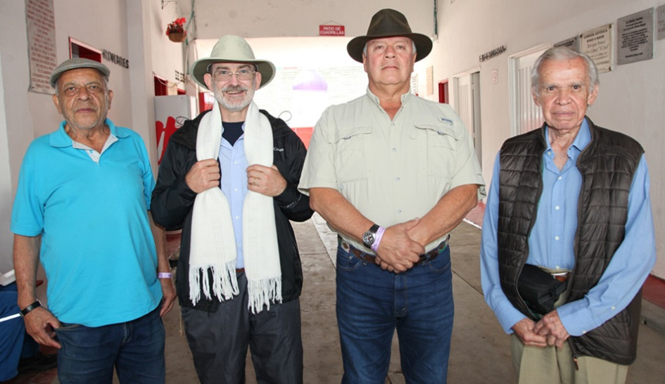 Francisco Vallejo, Emiliano Ángel Jaramillo, Hernán Ocampo y Juan Gabriel Arango.