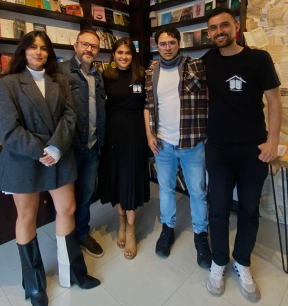 Valentina Arias, Héctor Ramírez, Ximena Cardona, Daniel Marín y Juan Camilo García.