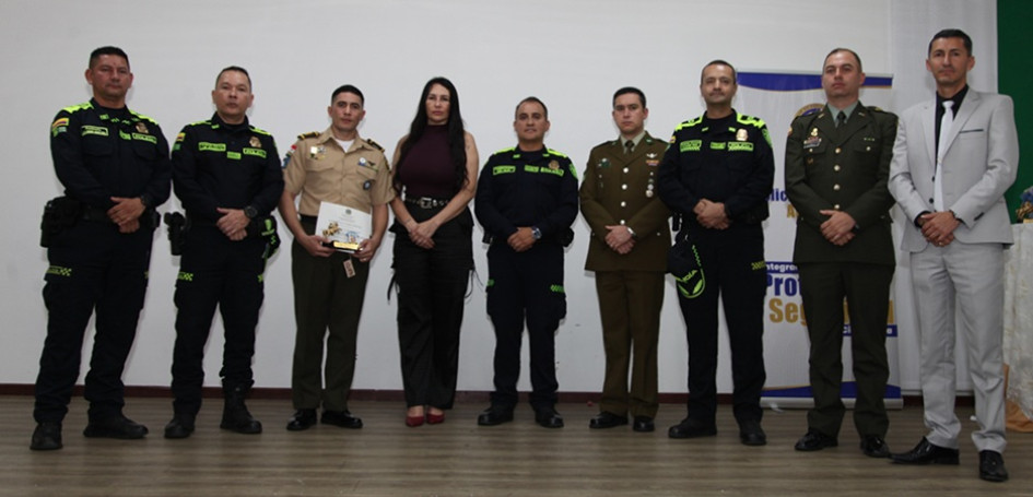 Comisario Alexánder Montaño Piñeros, teniente coronel Luis Fernando Sandoval, Ernesto Enrique Barria Suira (Policía de Panamá), Luciana Neves De Souza (Policía Federal de Brasil), teniente coronel Diego Armando Villar Cuellar, sargento primero Cristóbal Andrés Valdebenito García, (Carabineros de Chile), teniente coronel Salvador Iván Mesa Cerón, mayor Rafael Andrés Naranjo Pérez (Policía de Risaralda) e intendente Julián Andrés Martínez Noreña.