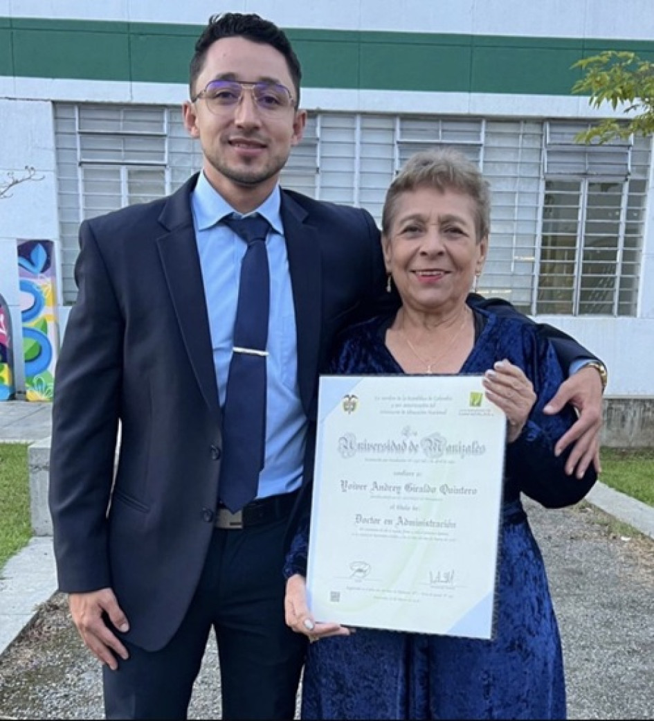 Foto | Cortesía | LA PATRIA Yoiver Giraldo Quintero y María Genny Quintero