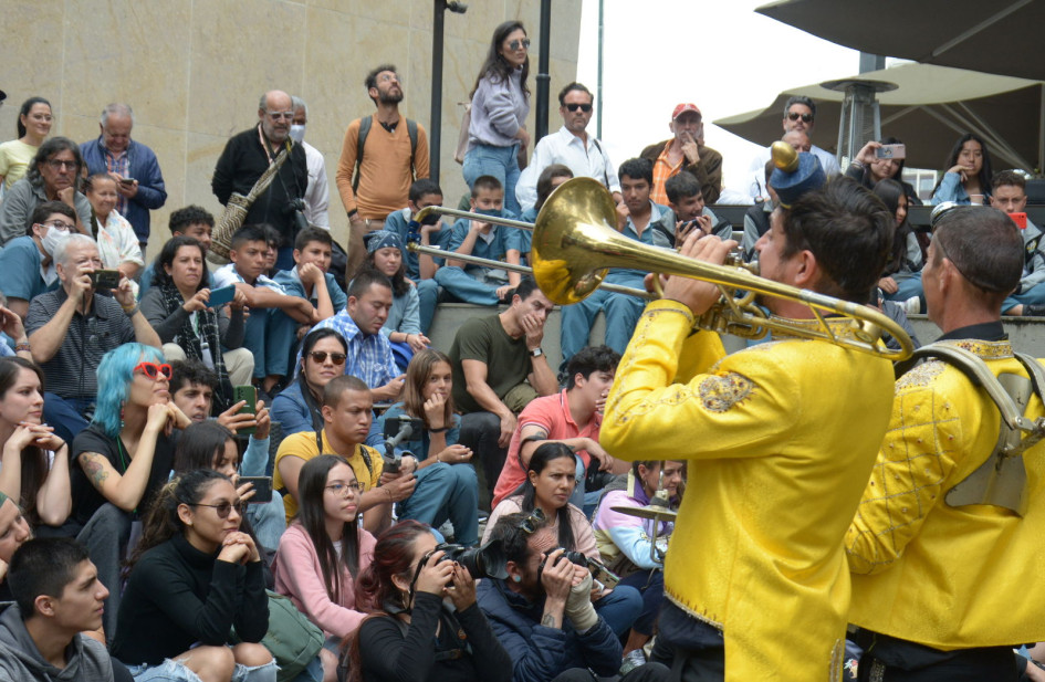 músicos en la calle