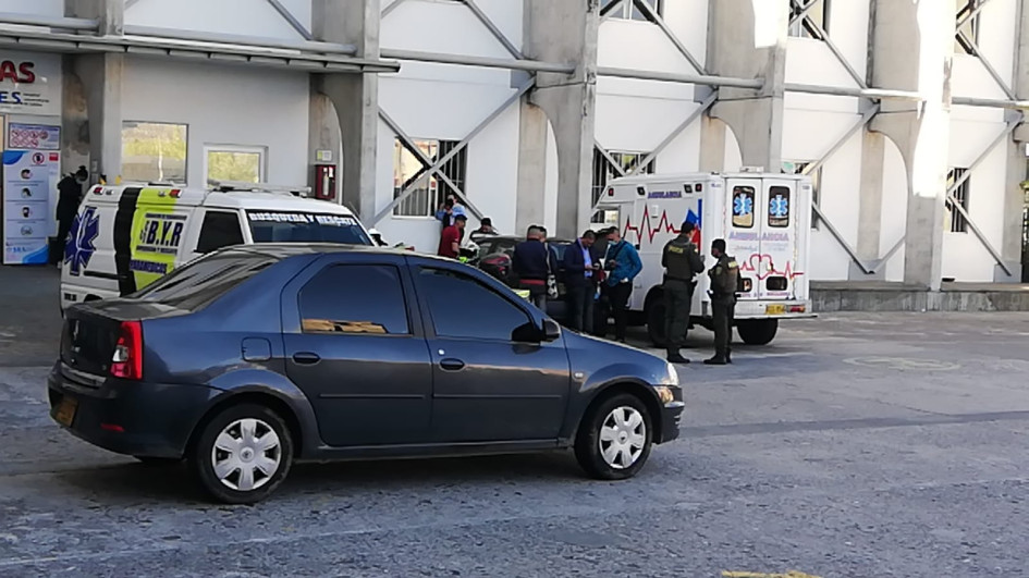 Foto| LA PATRIA La menor llegó sin signos vitales al Hospital de Caldas.
