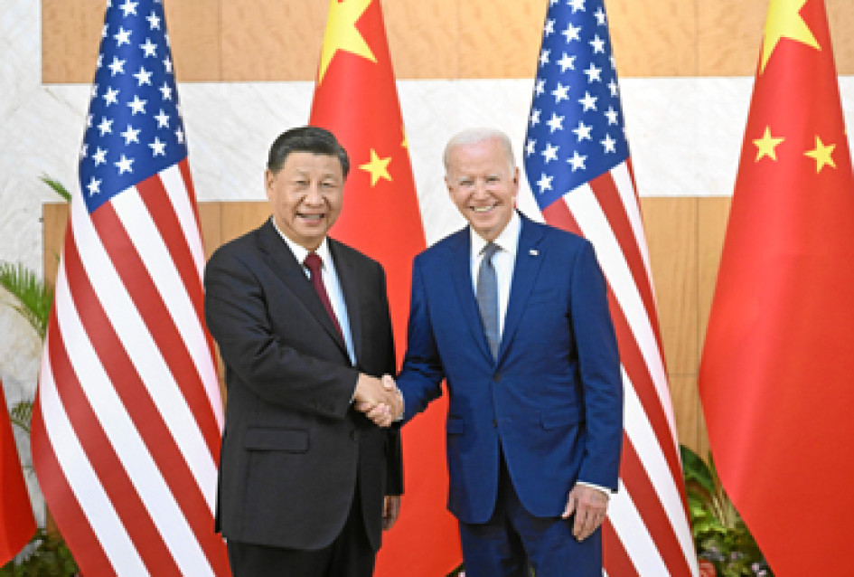 Foto|EFE|LA PATRIA  El presidente de China, Xi Jinping, saludó y se reunió ayer con su homólogo de Estados Unidos, Joe Biden, un día antes de iniciar la Cumbre del Grupo de los 20 en Bali (Indonesia).