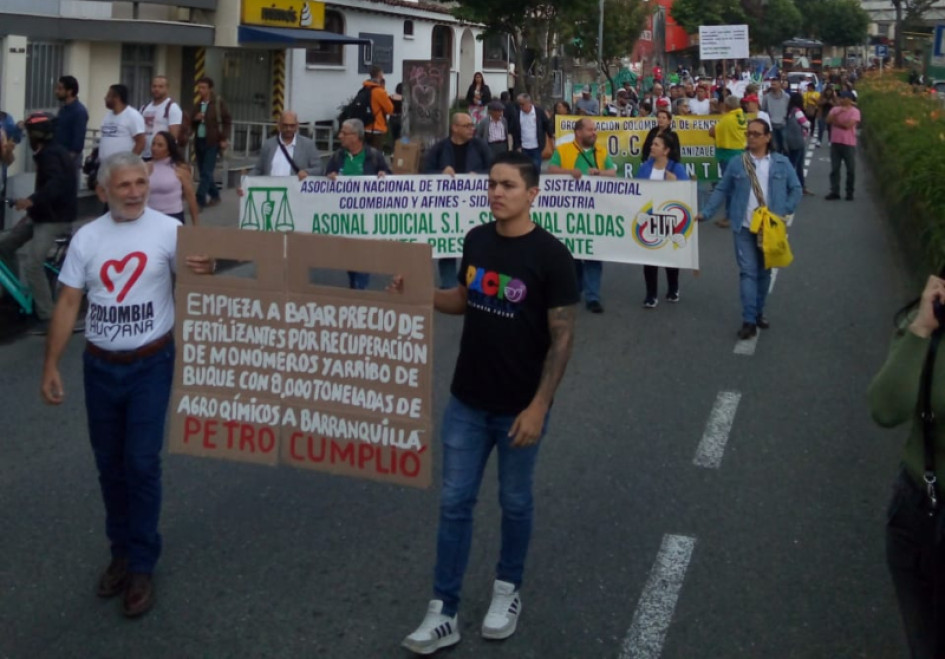 Movilización 100 días presidente, Gustavo Petro