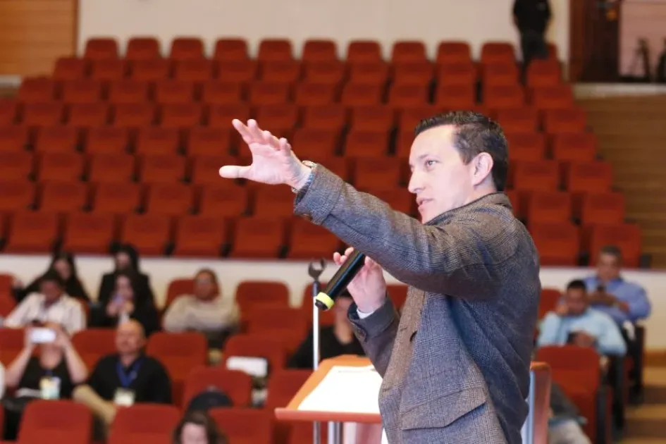 Antonio Avendaño, director de Ordenamiento y Desarrollo Territorial de Planeación Nacional, durante el Foro Latinoamericano de Catastro Multipropósito.